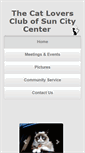 Mobile Screenshot of catloversclub.org